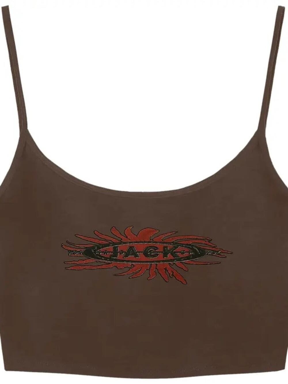Cactus Jack by Travis Scott Sunshine Cropped Tank 'Brown' - SS2022 - Large